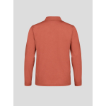 Polo Manches Longues Mercerisé Grande Taille Terracotta