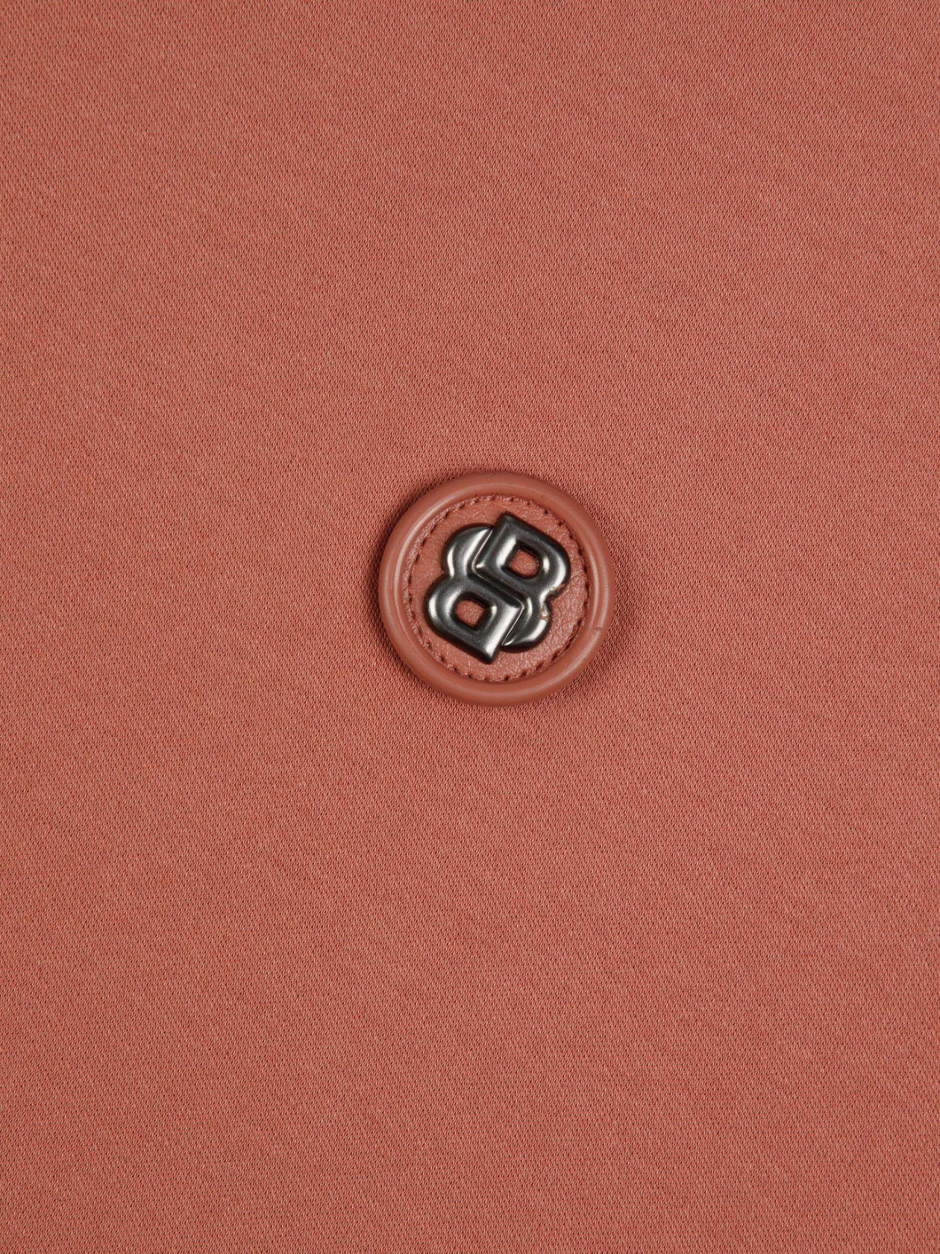 Polo Manches Longues Mercerisé Grande Taille Terracotta