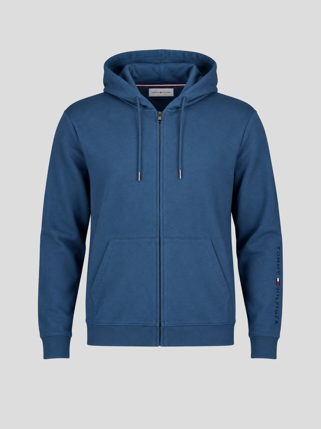 Haut Zippé Homewear Grande Taille Bleu