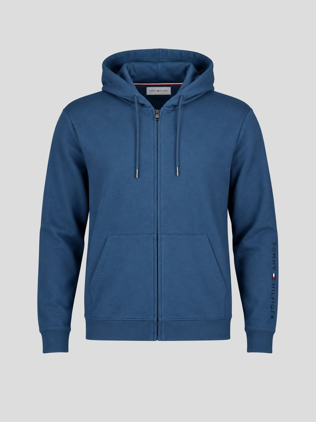 Haut Zippé Homewear Grande Taille Bleu
