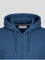 Haut Zippé Homewear Grande Taille Bleu