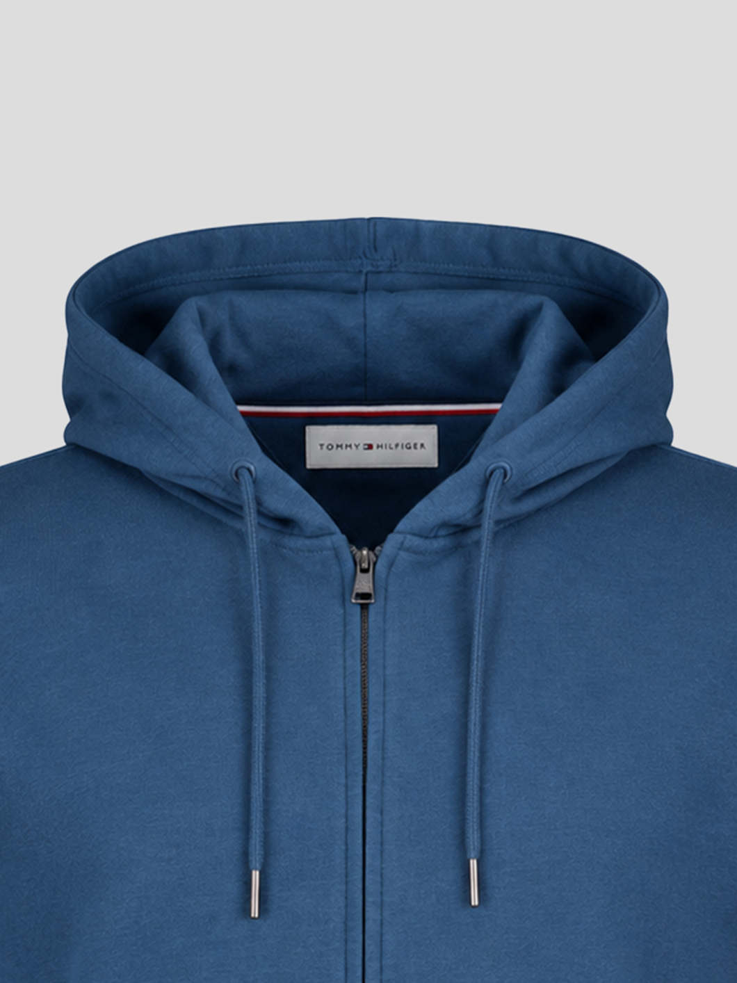Haut Zippé Homewear Grande Taille Bleu