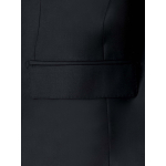 Veste de Costume Séparable Noire Grande Taille Homme