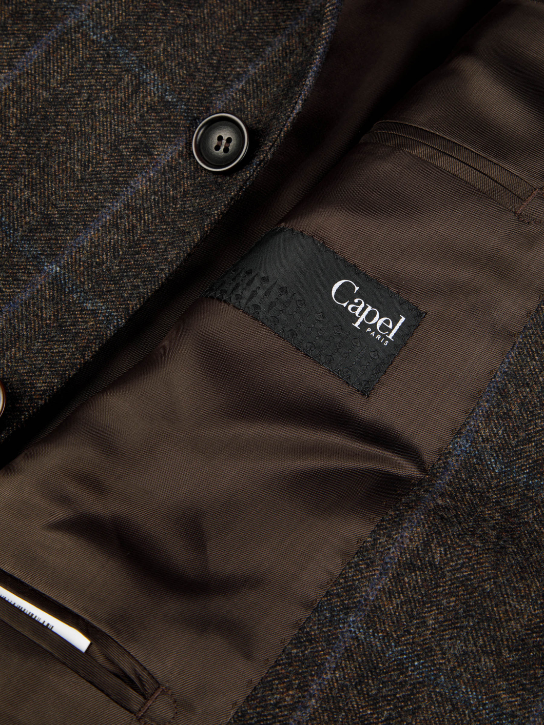 Veste Chevrons Grds Drapiers Tissu Vitale Barberis Canonico  homme grande taille - Capelstore