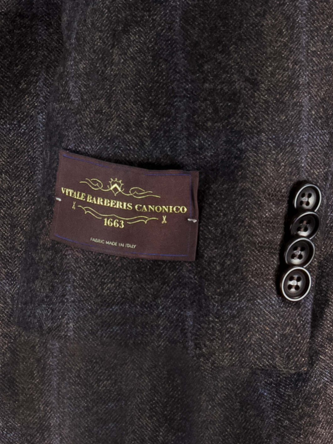 Veste Chevrons Grds Drapiers Tissu Vitale Barberis Canonico  homme grande taille - Capelstore