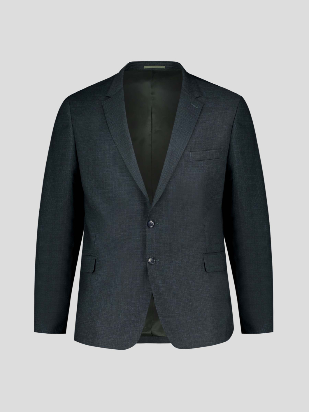 Veste Faux Uni Grande Taille Vert Foncé