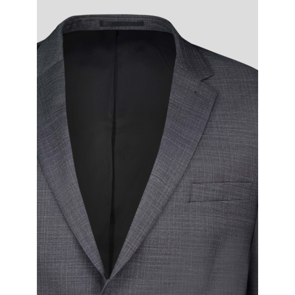 Costume Complet Faux Uni Grande Taille Anthracite