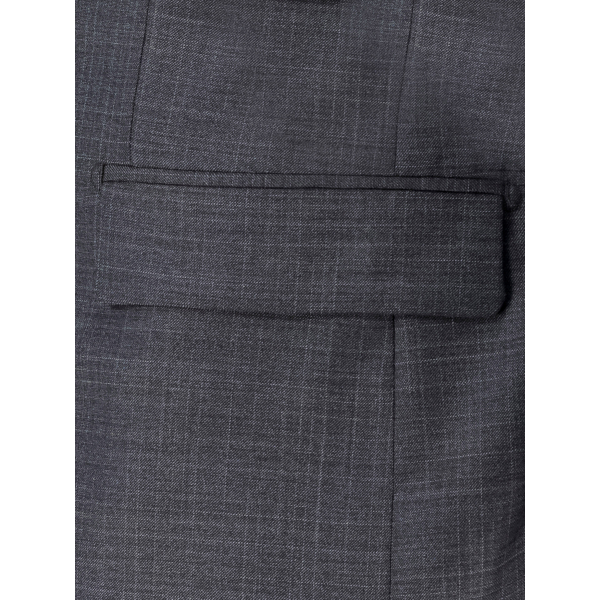 Costume Complet Faux Uni Grande Taille Anthracite