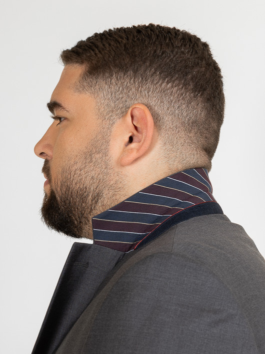 Costume Complet Grande Taille Gris