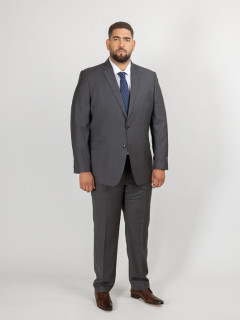 Costume Complet Grande Taille Gris