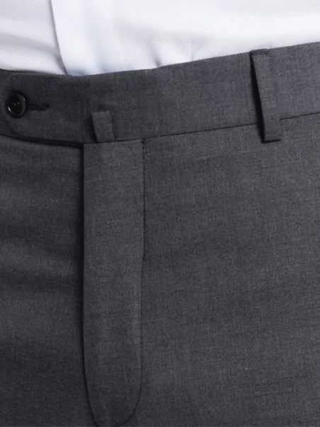 Costume Complet Grande Taille Gris