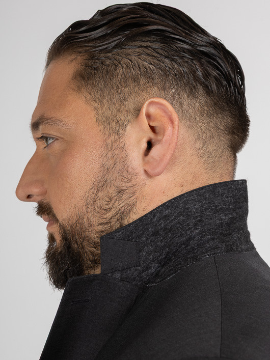 Costume Complet Grande Taille Anthracite