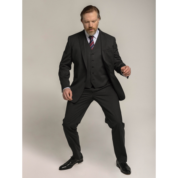 Costume Complet Grande Taille Anthracite