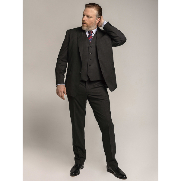 Costume Complet Grande Taille Anthracite