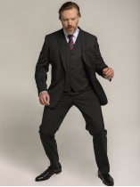 Costume 3 Pièces Grande Taille Anthracite