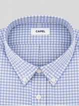 Chemise Flanelle à Carreaux Ralph Grande Taille Bleue et Blanche