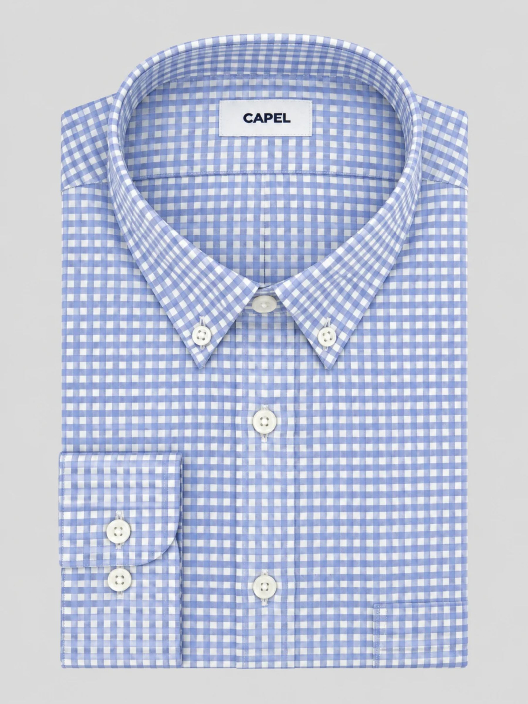 Chemise Flanelle à Carreaux Ralph pour Homme Grand Bleue et Blanche