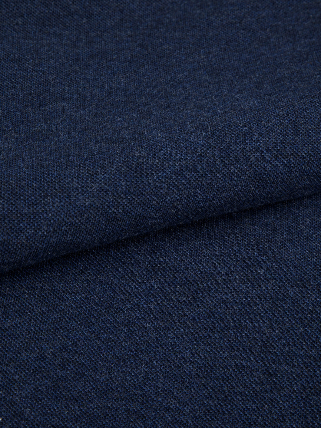 Chemise Maille Piquée Grande Taille Bleue