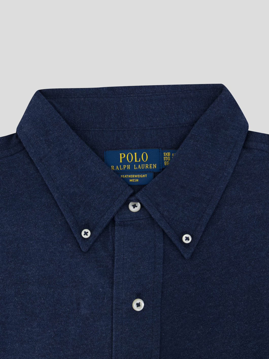 Chemise Maille Piquée Grande Taille Bleue