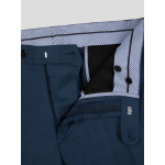 Costume 3 pièces Faux Uni Grande Taille Bleu Indigo
