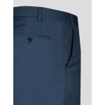 Costume 3 pièces Faux Uni Grande Taille Bleu Indigo