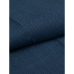 Costume 3 pièces Faux Uni Grande Taille Bleu Indigo