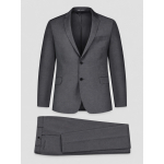 Costume 3 pièces Grande Taille Gris