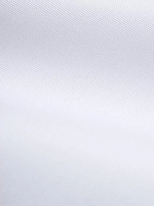 Chemise 100% coton Dobby blanche homme grande taille | Capel