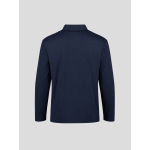 Polo Manches Longues Mercerisé Grande Taille Marine