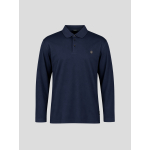 Polo Manches Longues Mercerisé Grande Taille Marine