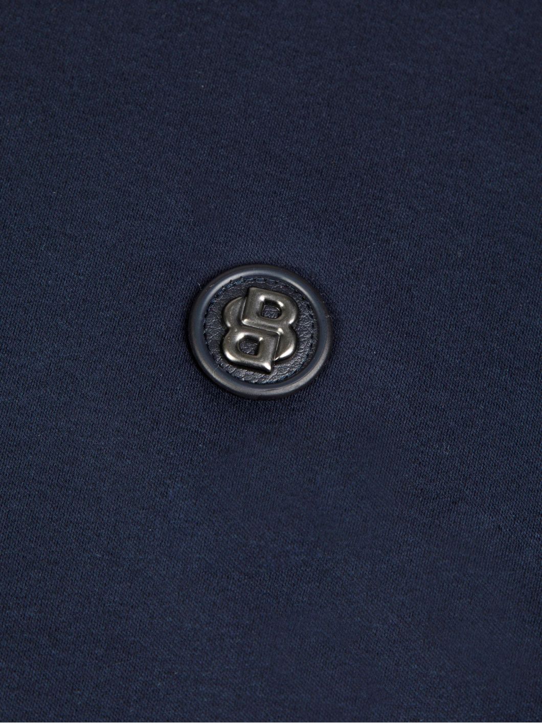 Polo Manches Longues Mercerisé Grande Taille Marine