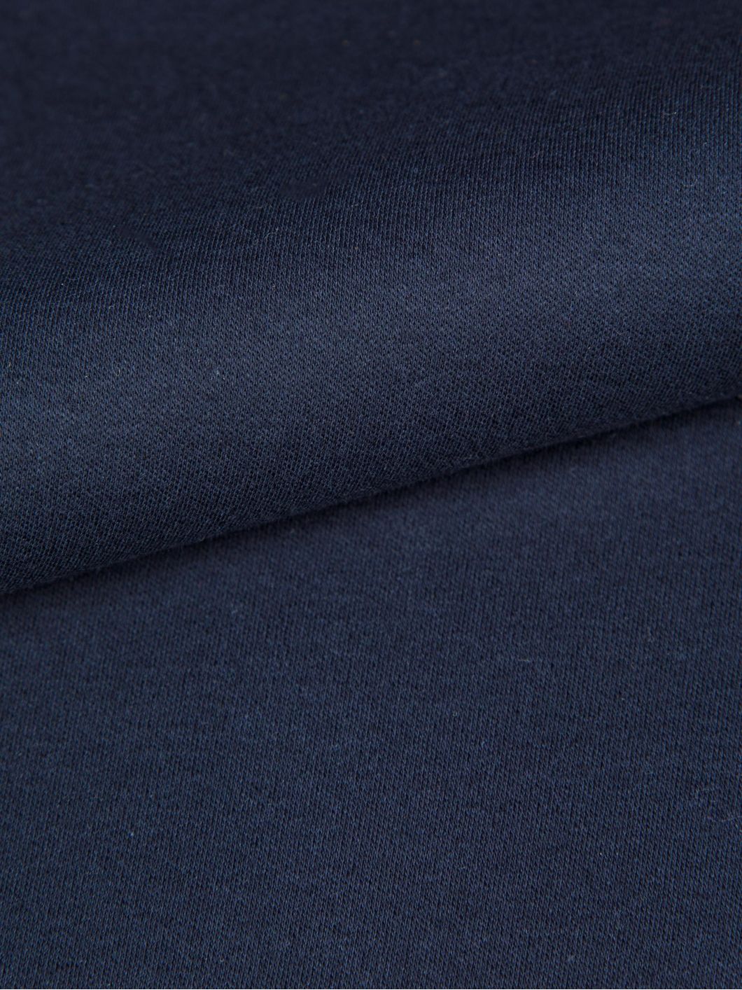 Polo Manches Longues Mercerisé Grande Taille Marine