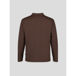 Polo Manches Longues Mercerisé Grande Taille Marron