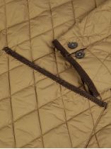 Veste Matelassée Grande Taille Marron Glacé