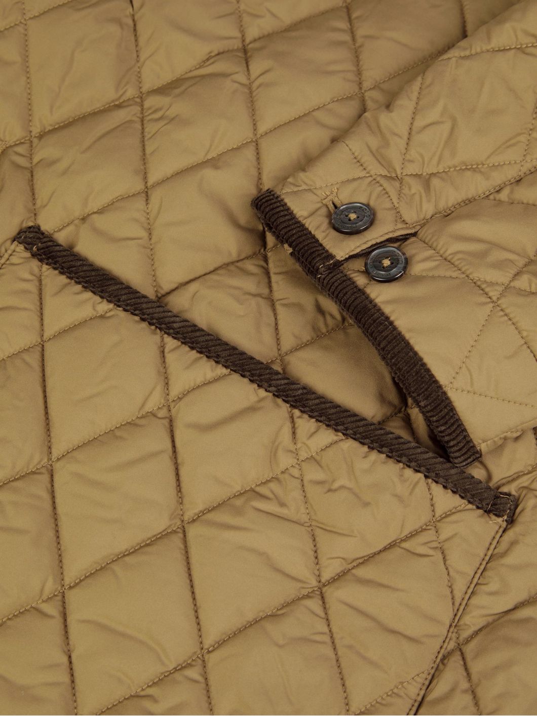 Veste Matelassée Grande Taille Marron Glacé