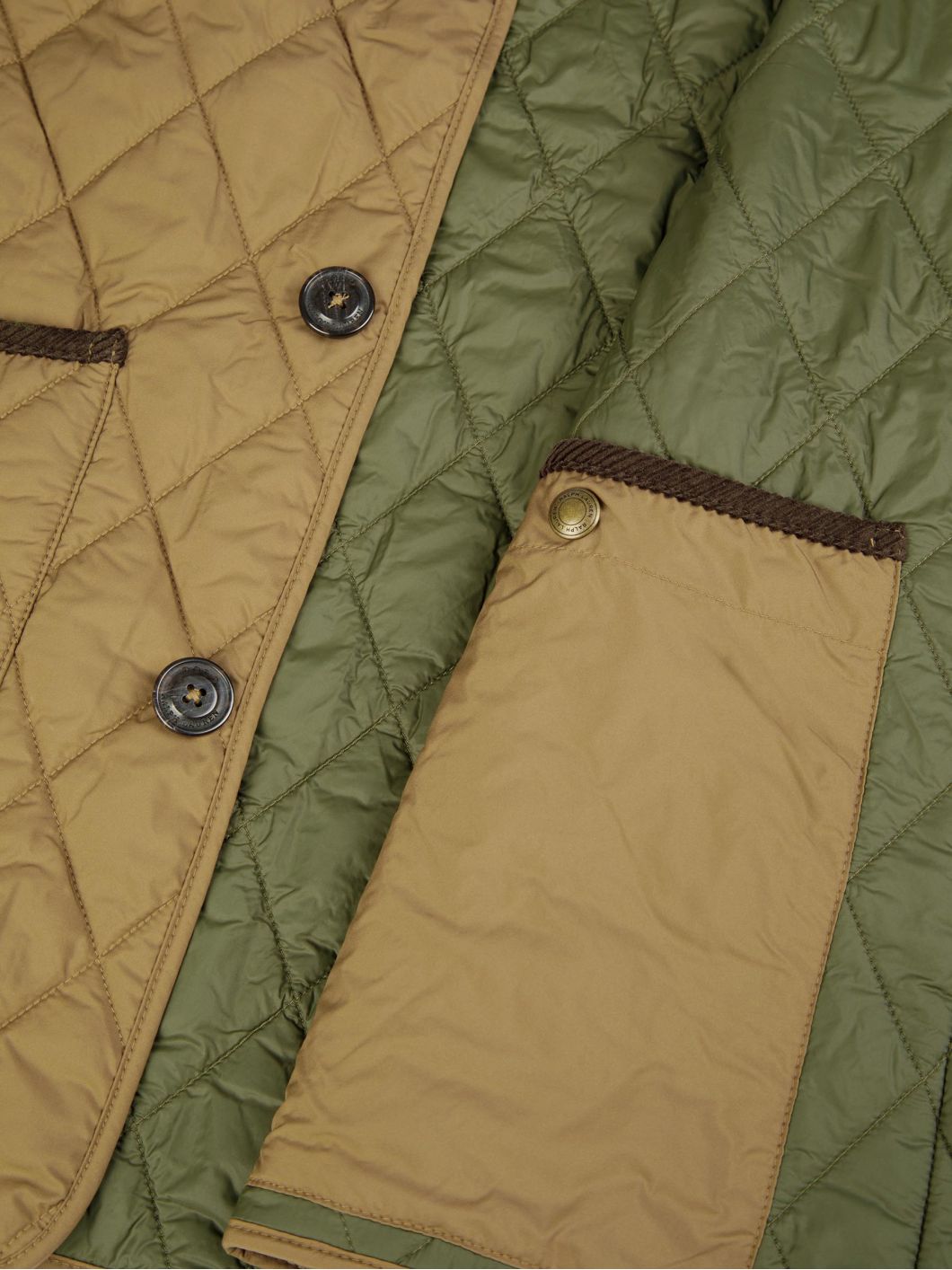 Veste Matelassée Grande Taille Marron Glacé