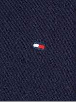Pull Coton/Cachemire Col Polo Grande Taille Marine