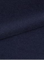 Pull Coton/Cachemire Col Polo Grande Taille Marine