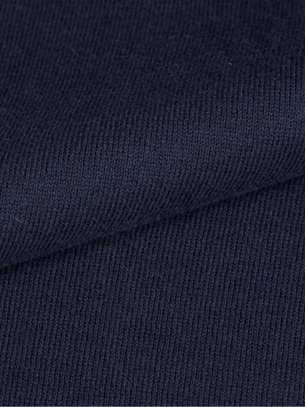 Pull Coton/Cachemire Col Polo Grande Taille Marine