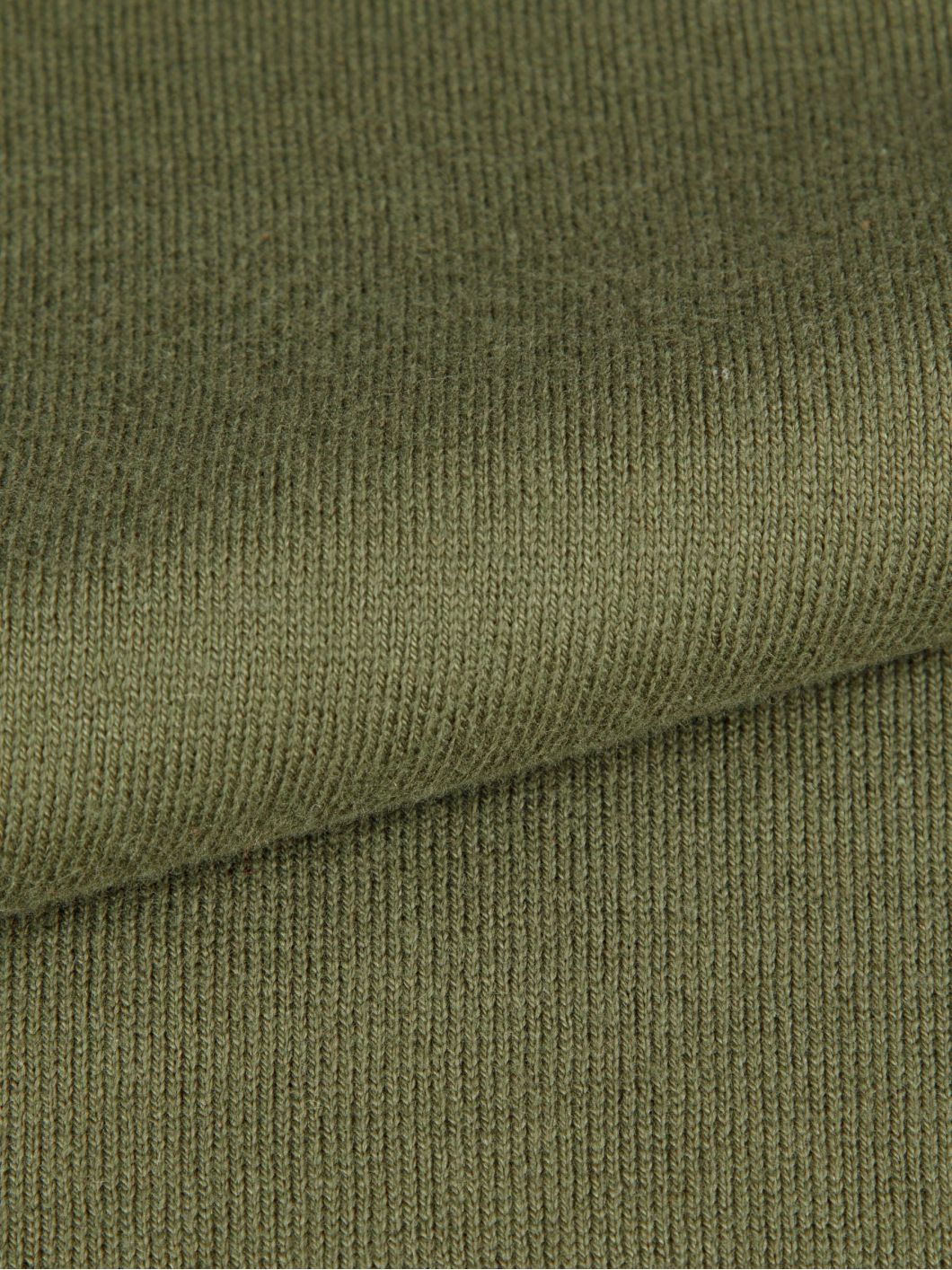 Pull Coton/Cachemire Col Polo Grande Taille Kaki