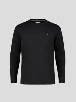 Tee-Shirt Manches Longues Grande Taille Noir