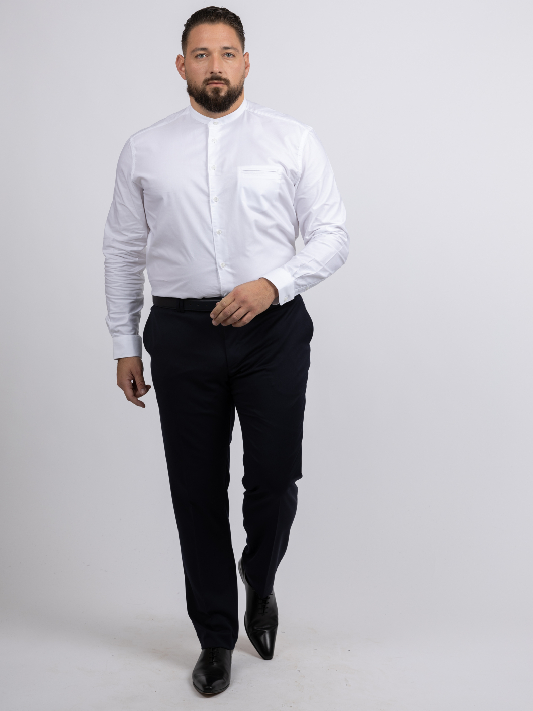 Chemise Col Mao Capel Paris Grande Taille