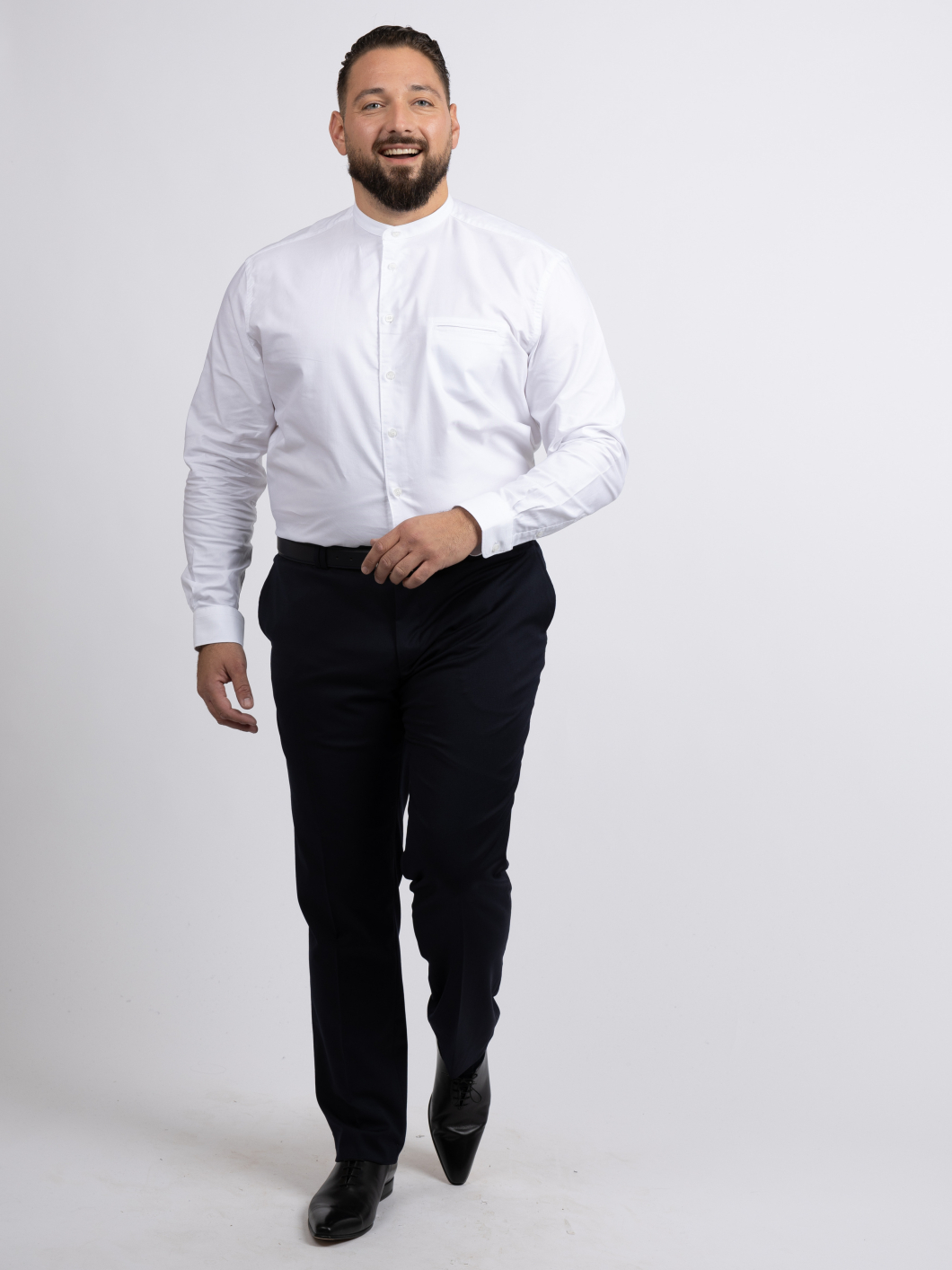 Chemise Col Mao Capel Paris Grande Taille