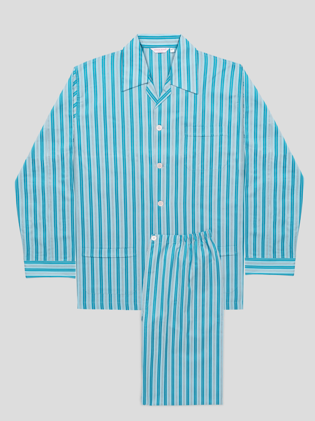 Pyjama Raye Derek Rose Grande Taille  homme grande taille - Capelstore