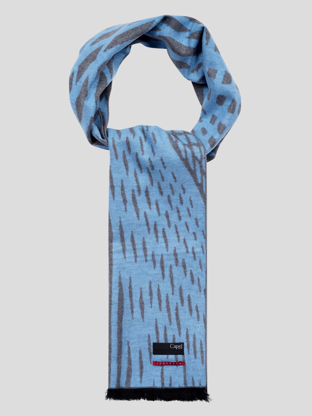 Echarpe Rayures Bicolores Capel  homme grande taille - Capelstore