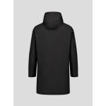 Parka avec Capuche Amovible Grande Taille Noire