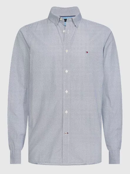 Chemise micro motifs Tommy hilfiger Grandes Tailles