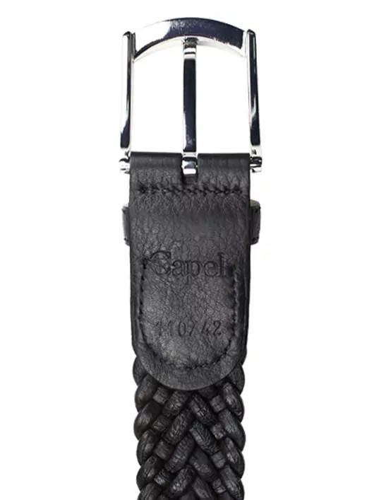 ceinture cuir tressé pour homme grande taille