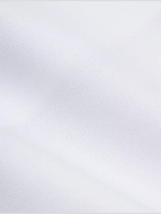 Chemise en coton dobby blanche homme grande taille | Capel