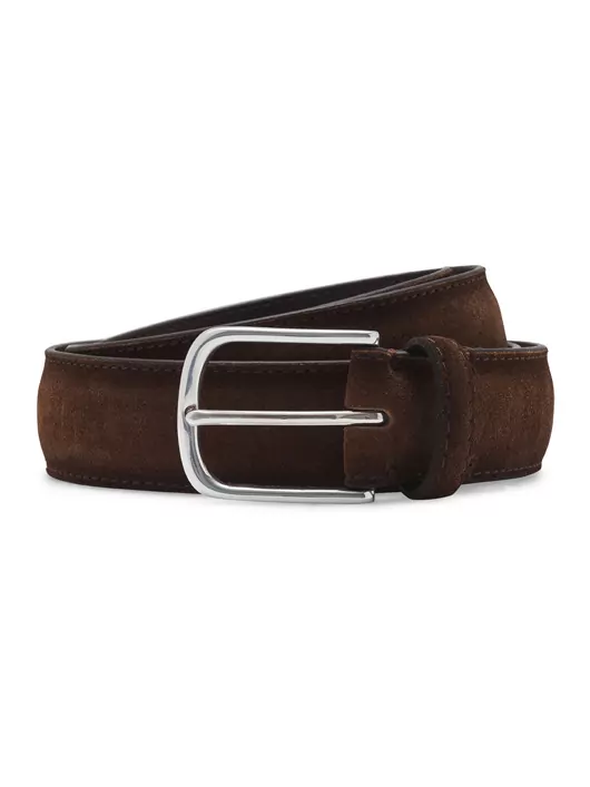 Ceinture peau marron en cuir vieilli Capel Paris